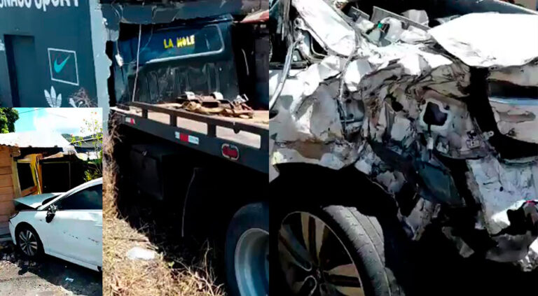 Accidente de tránsito en Pueblo Nuevo de Bonao deja varios heridos