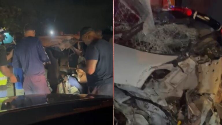 Reportan fallecidos tras accidente entre camión y guagua en San Luis