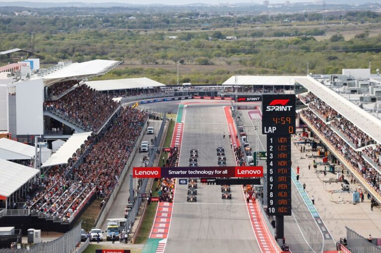 Parrilla de la carrera sprint de F1 en Austin (GP de Estados Unidos) #F1 #FVDigital