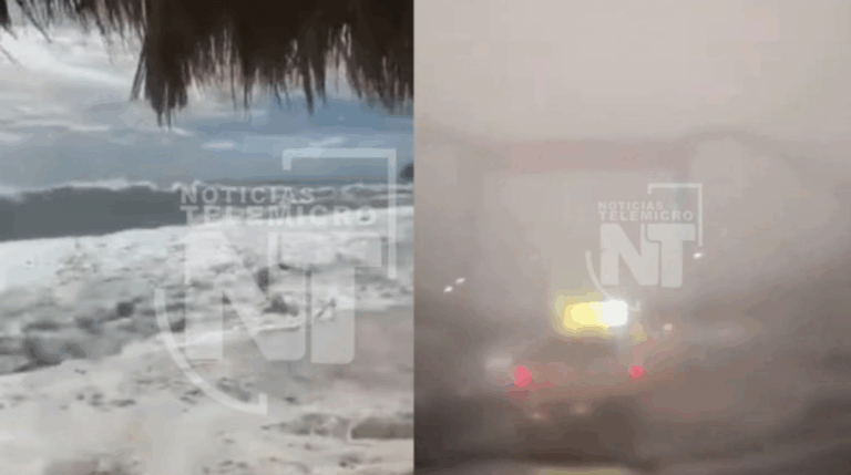 Tormenta tropical Melissa provoca fuerte oleaje en playa San Rafael de Barahona