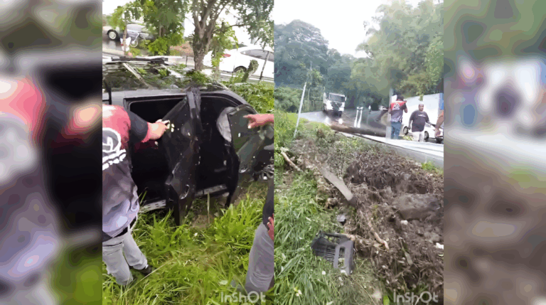 Investigan incidente vial en camino a Jamao que afectó a comunidad cafetalera