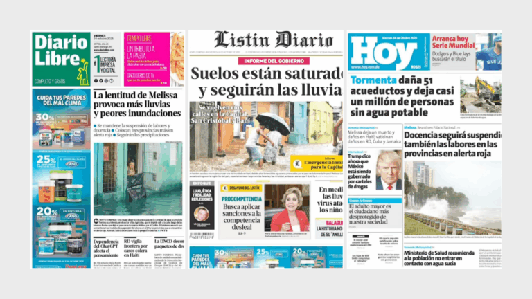 Resumen rápido de los periódicos dominicanos   #FVDigital