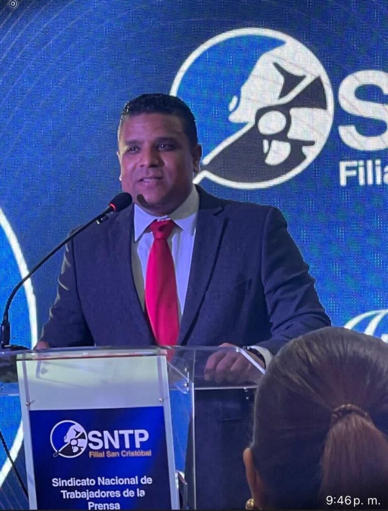 Riken Lara asume como nuevo Secretario General del SNTP San Cristóbal para el período 2025-2027