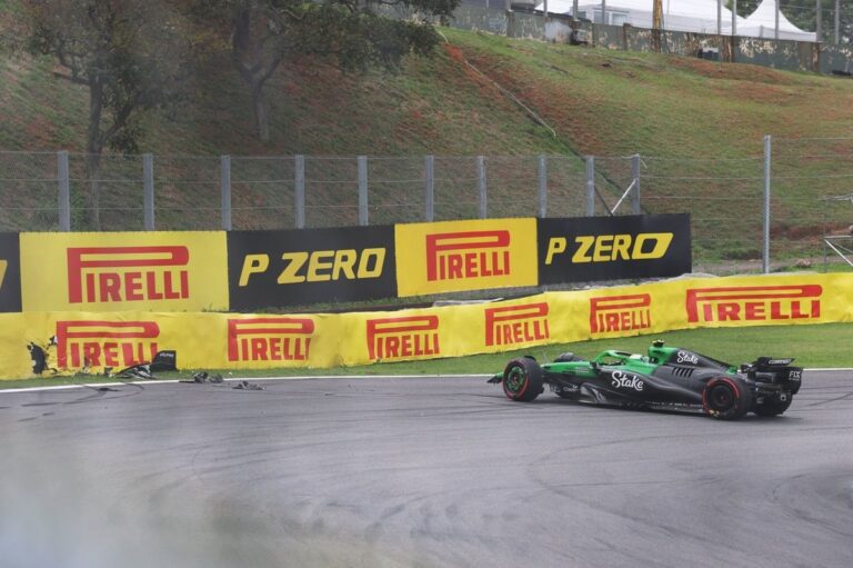El bonito mensaje de Hulkenberg a Bortoleto tras su accidentada cita local #F1 #FVDigital