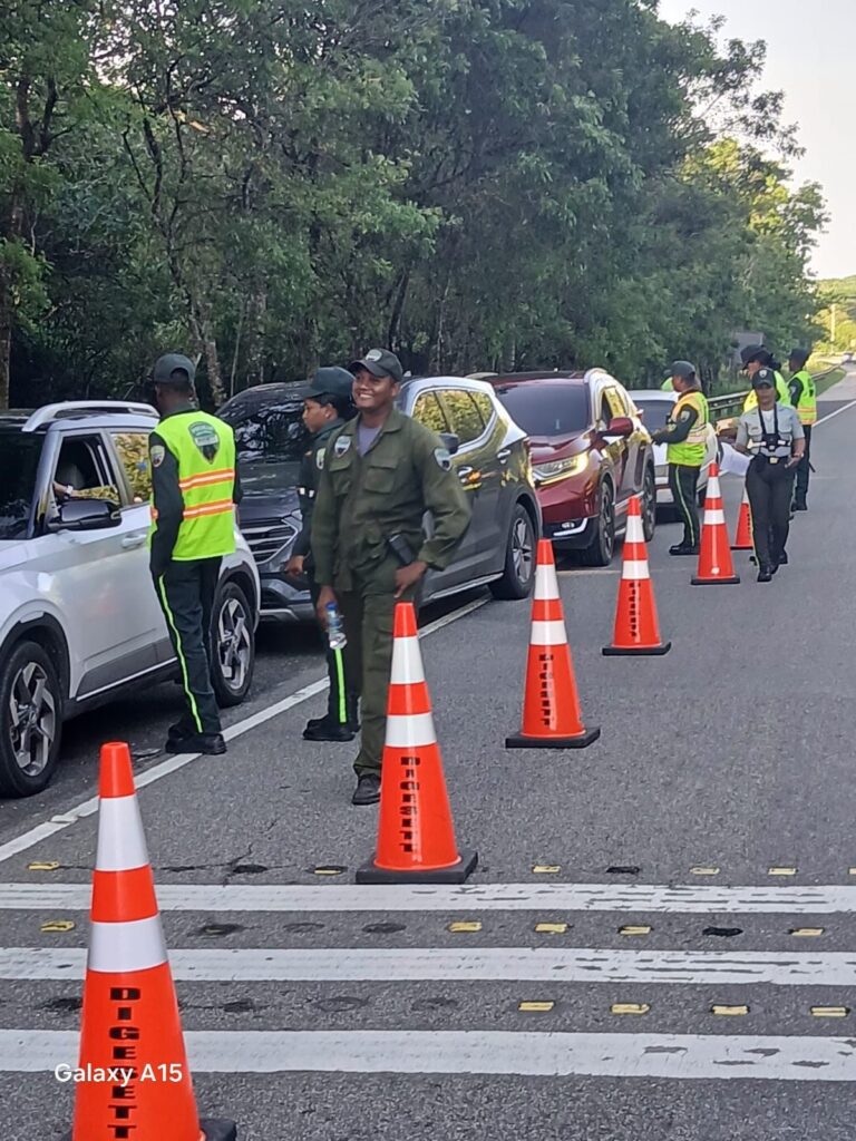 DIGESETT inspecciona 533 conductores en operativos de alcoholimetría durante el fin de semana