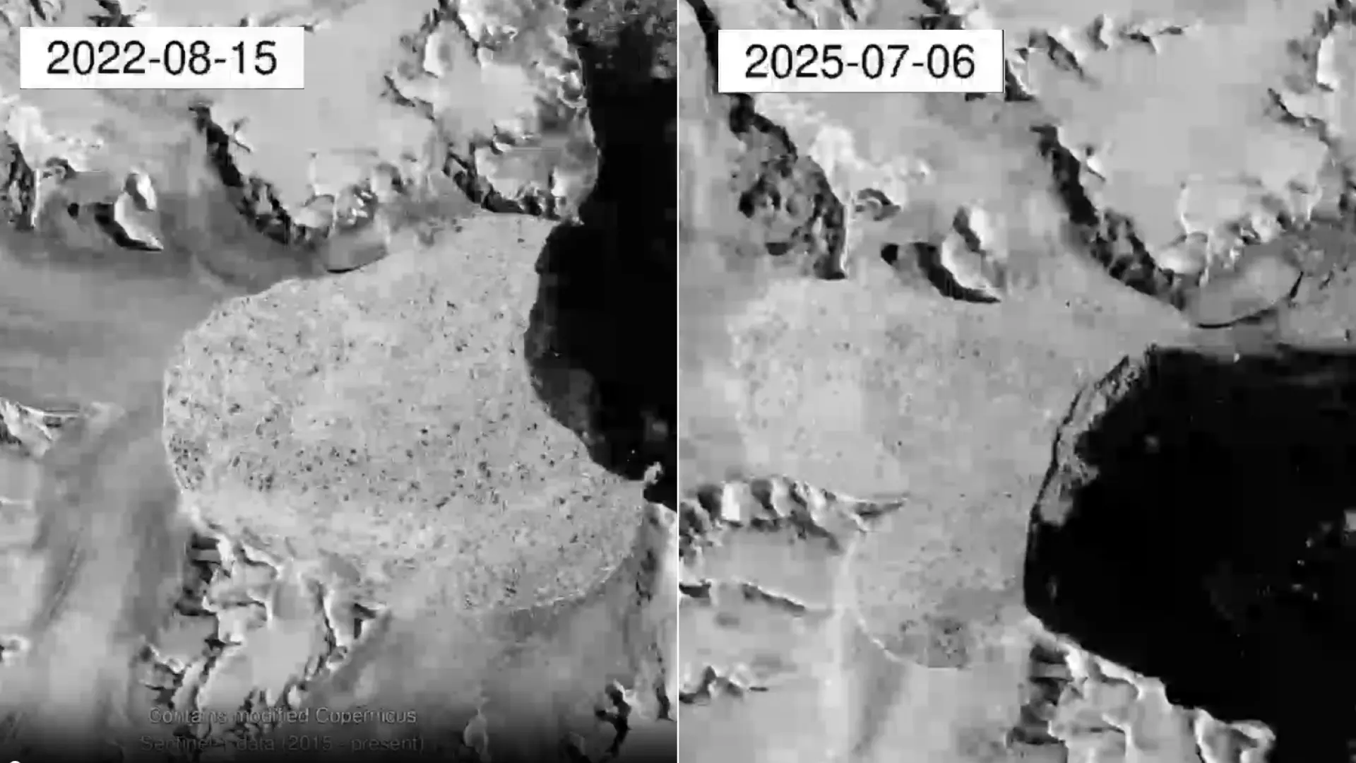 #Mundo:casi la mitad de su superficie desapareció en 3 meses #FVDigital