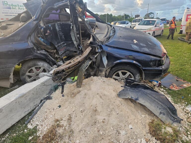 Turista fallece en accidente de tránsito en Punta Cana