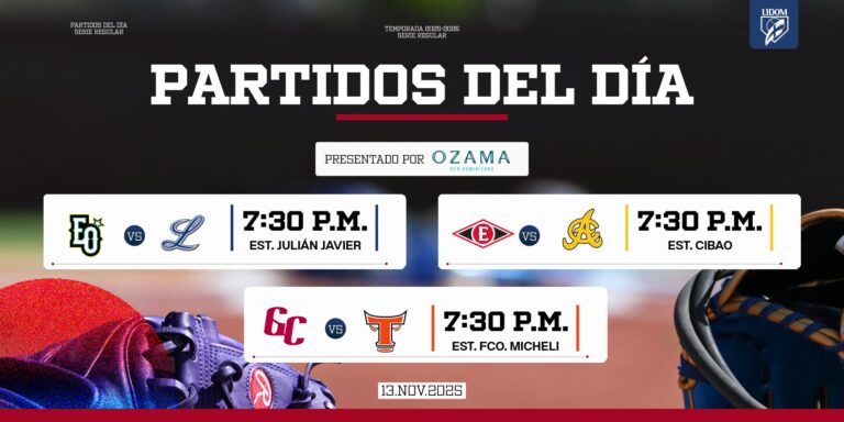 Pelota Invernal: Partidos del día – #DeInteres   #FVDigital