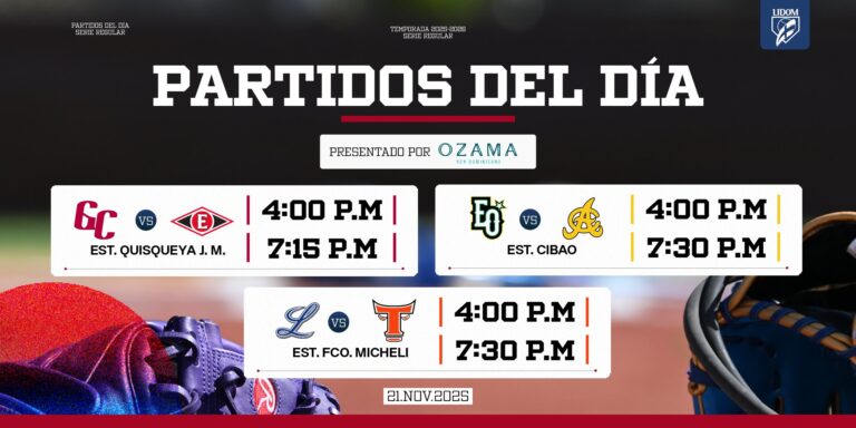 Pelota Invernal: Partidos del día – #DeInteres   #FVDigital