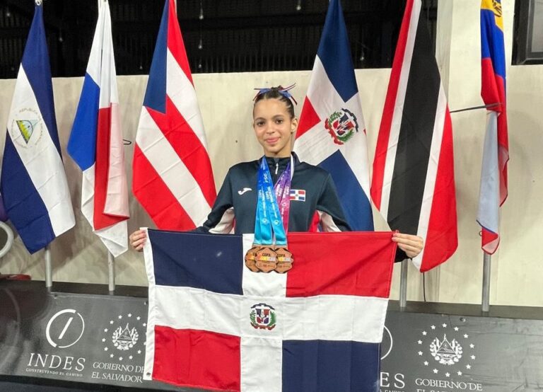 Mía Lugo conquista tres medallas panamericanas de bronce para República Dominicana