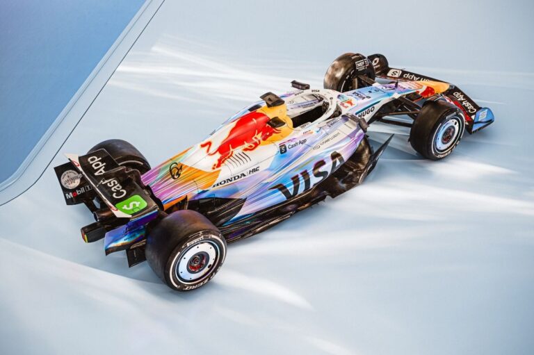Racing Bulls presenta una decoración holográfica de F1 para Las Vegas #F1 #FVDigital