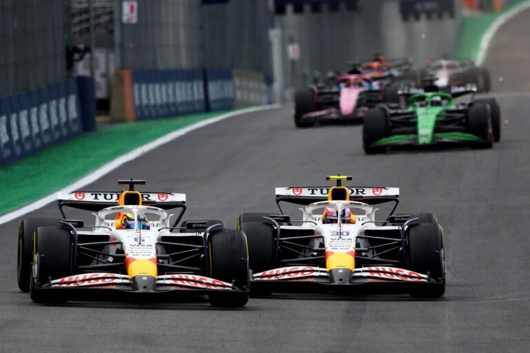 Hadjar explica cómo afrontó su choque con Lawson en Brasil F1 #F1 #FVDigital