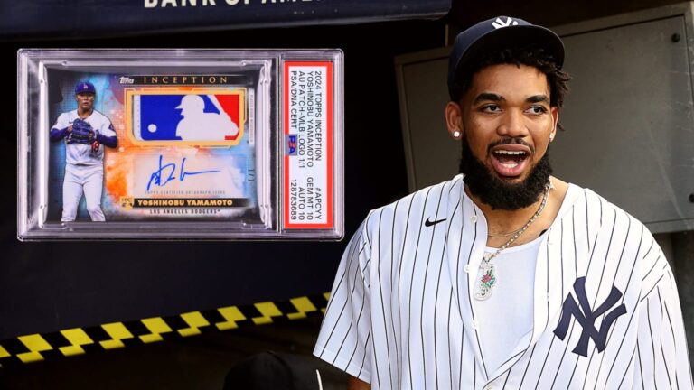 Karl-Anthony Towns sorprende con hallazgo de tarjeta “1-de-1” de Yamamoto vendida por US$72,000 #FVDigital