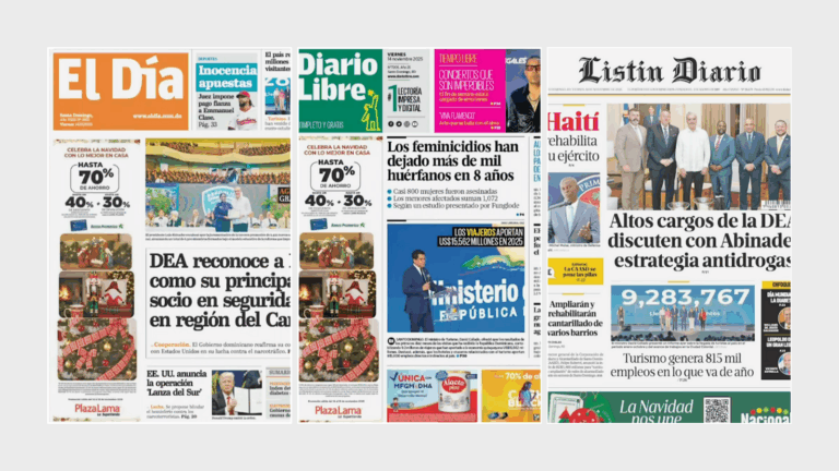 Resumen rápido de los periódicos dominicanos   #FVDigital