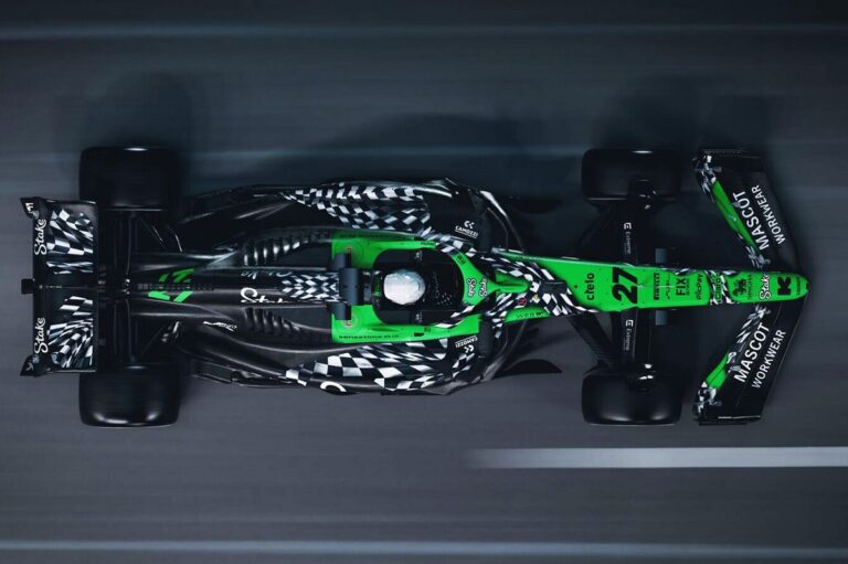 Sauber presenta la decoración “Final Lap” ideada por Stake para Las Vegas #F1 #FVDigital