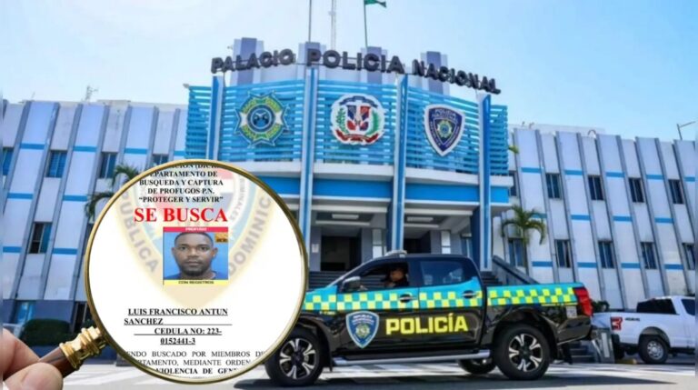 Policía Nacional intensifica búsqueda de presunto implicado en violencia doméstica en Santo Domingo