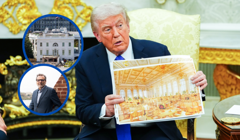 Trump sustituye arquitecto del salon de baile de la Casa Blanca por discrepancias en el diseño