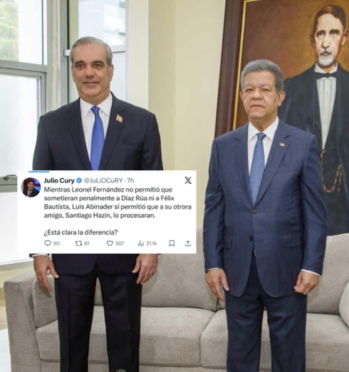 Julio Cury destaca diferencias entre Leonel y Abinader en manejo de casos judiciales