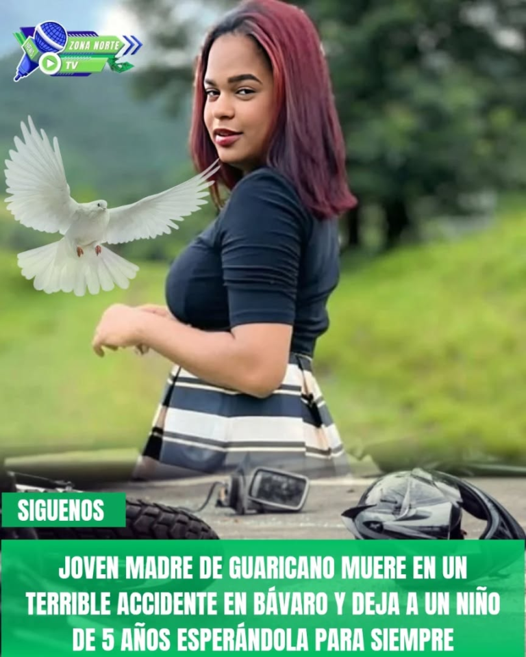 Joven madre fallece tras accidente de motocicleta en Bávaro