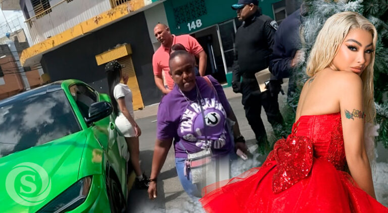 Yailin La Más Viral es trasladada a Fiscalía tras hallazgo de armas en su vehículo