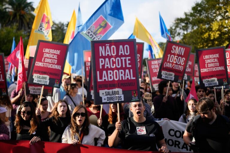 Cientos protestan en Portugal contra reforma para limitar autodeterminación de género #FVDigital