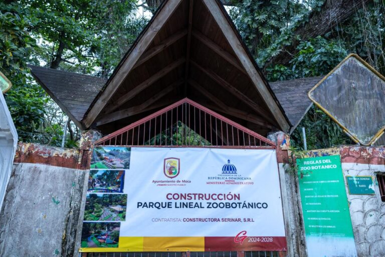 Gobierno inicia construcción del Parque Lineal ZooBotánico Municipal de Moca #FVDigital