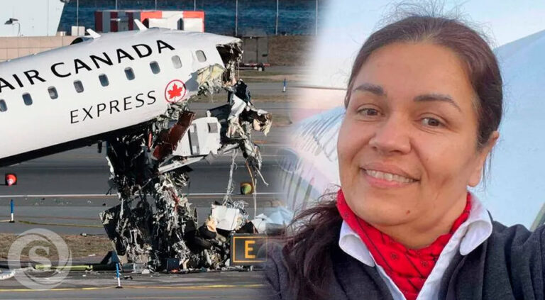 Azafata sobrevive a impacto de avión con camión de bomberos en aeropuerto LaGuardia