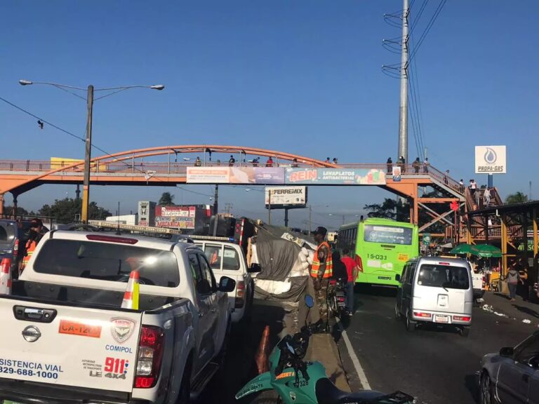 Anuncian desvío por retiro del viejo puente peatonal en el Kilómetro 9