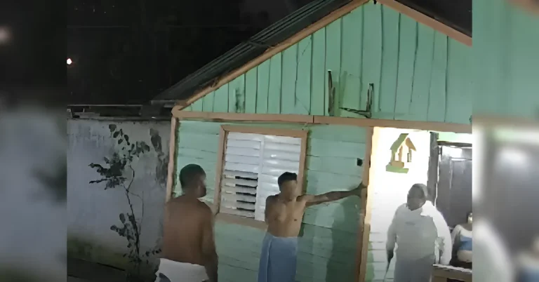 Violencia familiar en Santiago: mujer herida con machete ante presencia de menores