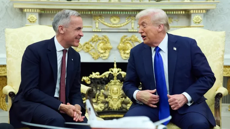 Trump llama a Mark Carney “futuro gobernador de Canadá #FVDigital