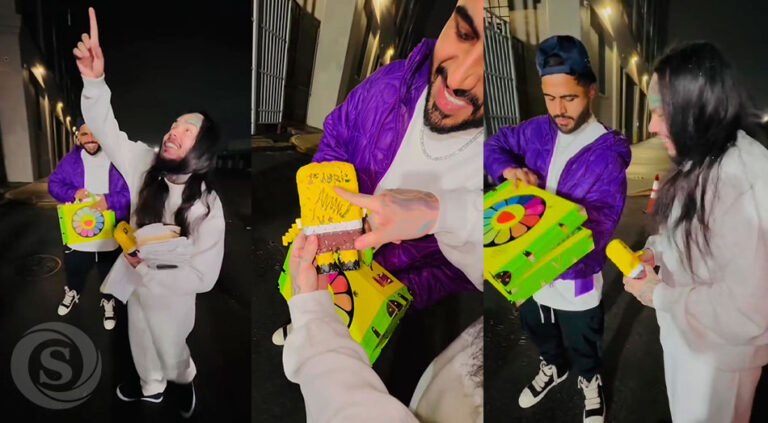 Tekashi 6ix9ine recupera su libertad en medio de un despliegue mediático