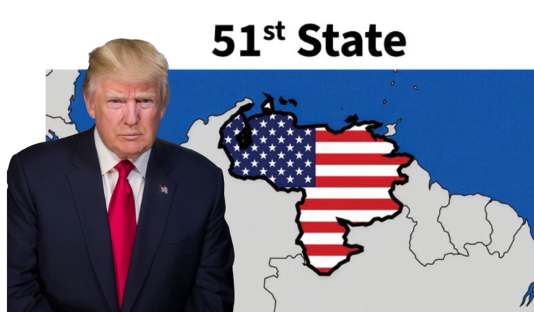 Donald Trump comparte imagen de Venezuela como el estado 51 de Estados Unidos