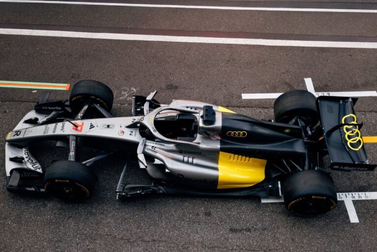 Audi homenajea a una leyenda en su decoración para el GP de Mónaco de F1 #F1 #FVDigital